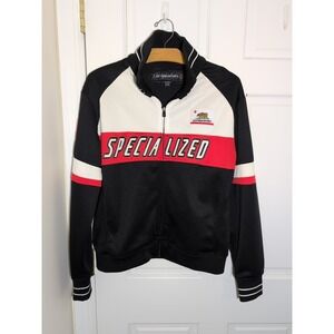 I AM SPECIALIZED MENS TRACK SWEATER JACKET CALIFORNIA REPUBIC FULL ZIP MEDIUM